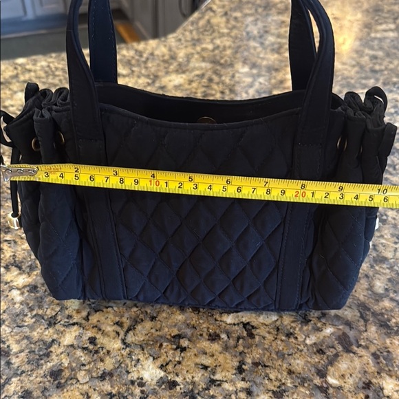 Vera Bradley Black Quilted Margie Handbag With Retired VB Bifold Wallet, NWOT - Picture 8 of 16